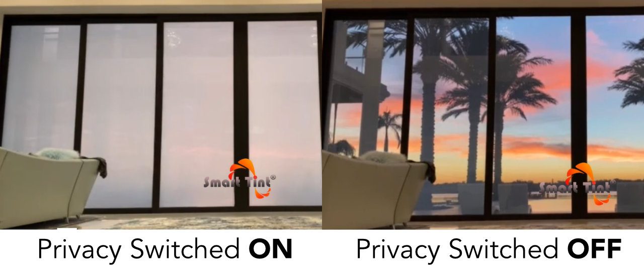 Apartment Windows with Smart Tint Privacy Glass
